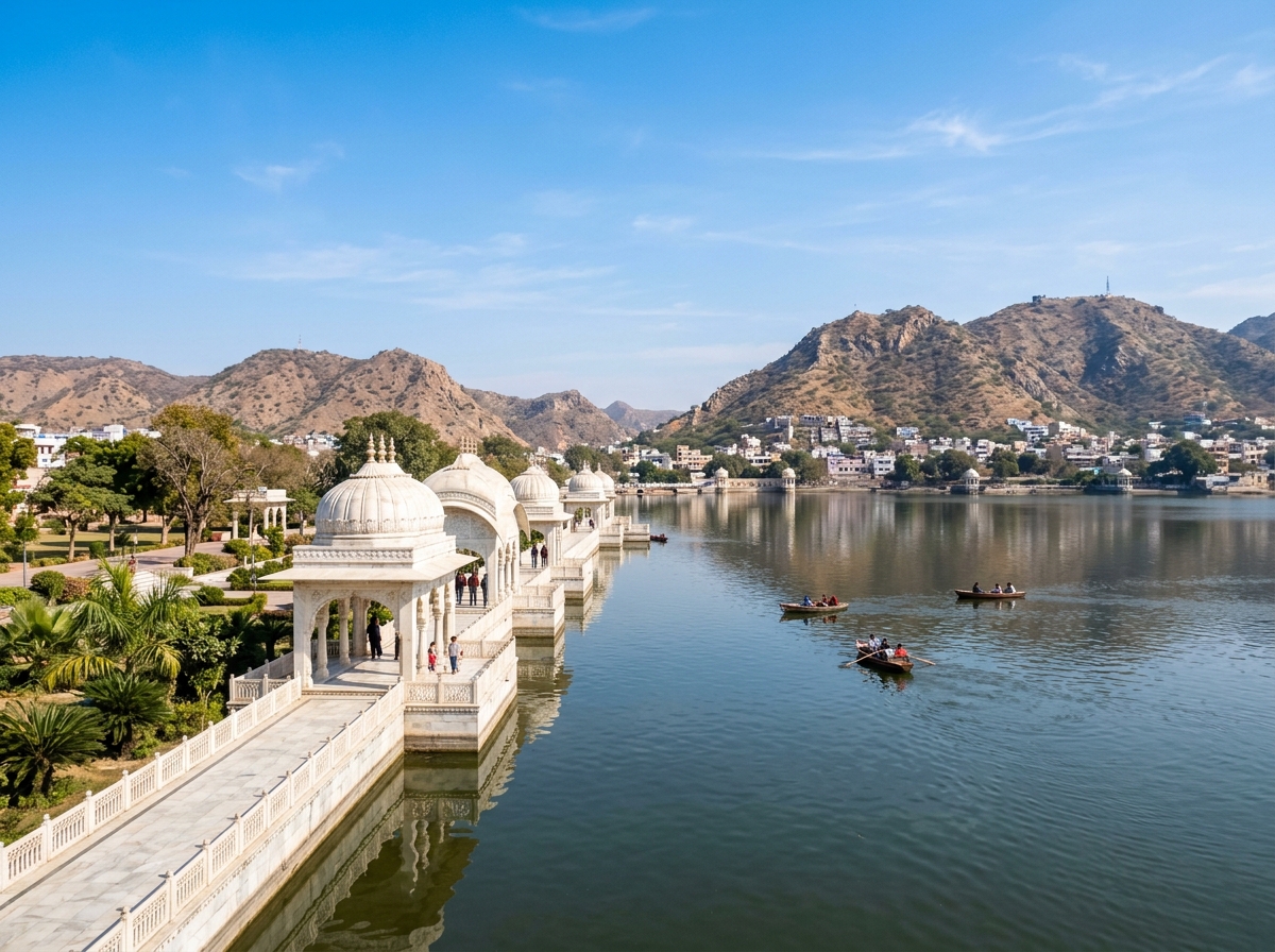 Ajmer Sharif and Ana Sagar Lake